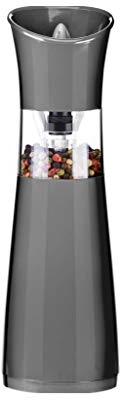 HODAGES Molinillos de Pimienta eléctricos, salero y pimentero, Juego de molinillos de Pimienta Recargables, Molinillo de Pimienta Ajustable de Grosor Premium, salero
