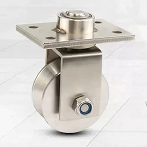 FREAZE Seilrolle Umlenkrolle Schwerlast Torrollen U/V/H-Nut Federbelastete Torrollen Ersatzrollen Für Schiebetore Tragkraft 250kg (Color : B, Size : H-Track)