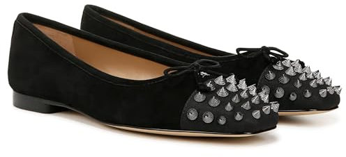Sam Edelman Women's Monet Ballet Flat, Black Suede, 4.5 UK