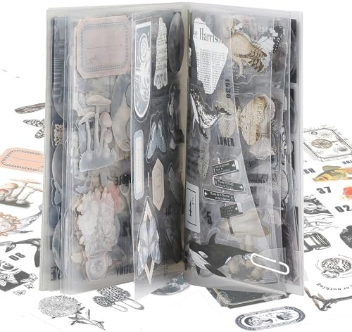 pegatinas scrapbooking, Pegatinas Stickers Bullet Journal, Pegatinas Decorativa Vintage para Bricolaje, Álbumes de Recortes, Calendario, Cuaderno, Libro de Fotos, Diario Decoración