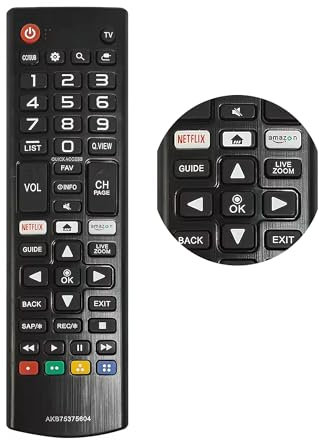 Boulton Universal Remote Control for LG Smart TV – Universal TV Remote Control for LG Smart HDTV Remote – LGRemote AKB75375604 Controller – AKB75375604 Replacement SmartTV Remote Controller
