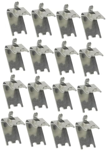 WHAMVOX 16pcs Fridge Shelf Clamps Cooler Shelf Brace Clips Refrigerator Support Hooks Freezer Storage