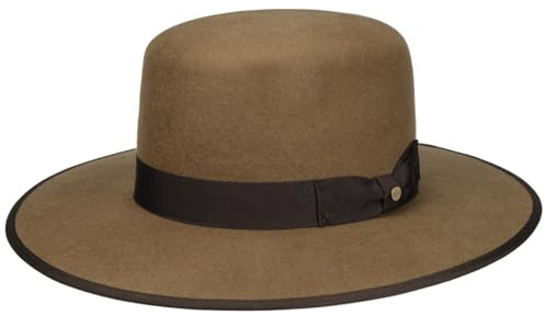 Stetson Travellerhut Wollfilzhut Herren Herbst Dunkelbeige L (58-59 cm)