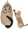 Mouse Shape Cat Scratching Mat,Natural Sisal Furniture Protector Scratching Pad,Cat Wall Scratching Mat,Cat Scratcher Board,Hanging Cat Scratching Mat for Couch,Carpets,Sofas,Door