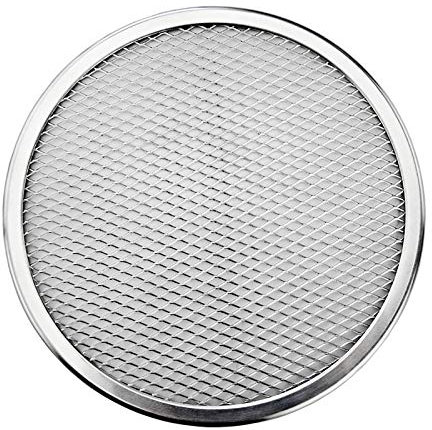 Piastra per Pizza 15/23/38 Teglia per Pizza Rotonda Fai da Te Teglia per Pizza Rete Metallica Stampo Antiaderente per Forno Pizza in Acciaio (15 cm) (38 cm)