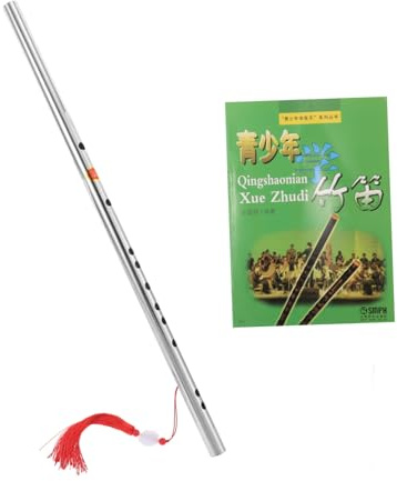 VANZACK Chinesische Präziser Flöte Edelstahl Ing aus Dizi Traditionelle Klang Robustes Holzblasinstrument Verschiedenen Geeignet für Anfänger und Verschiedene Musikrichtungen