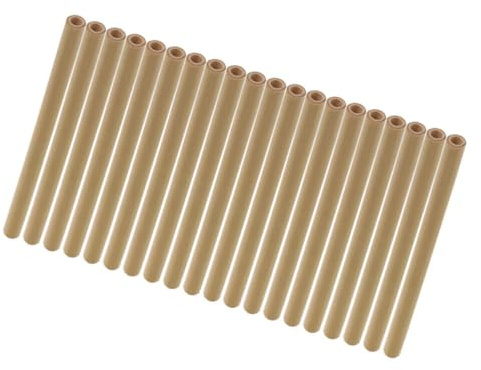 PartyKindom Mauerbienenröhren Bambus 20cm 20 Stück Wabenförmige Niströhren Für Imkerei Bienenfreundliche Bestäubungshelfer Für Garten Und Landwirtschaft