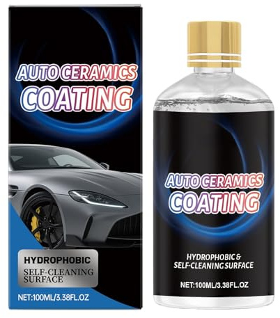 Coche Recubrimiento Cerámico Para Coches - 100ml de larga duración Vehículo Pulidor | Cuerpo Pulido Líquido | Para Los Propietarios de Camiones Amantes Detalle Sedan SUV Motor Diario