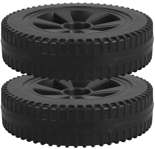 Ipetboom Lot de 2 Roues Pivotantes de 15 CM pour Barbecue à Gaz Pneus de Brouette Robustes Noirs Pièces de Rechange pour Chariots et Grils D’Extérieur Mobilité Facilitée et Polyvalence