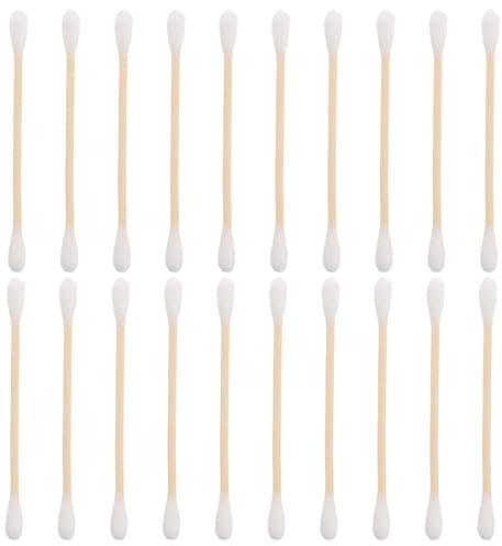 VICASKY Cotton Fioc Doppia Punta per Orecchie Pezzi in Cotone 500 con Bastoncini in Multipurpose Animali per Domestico