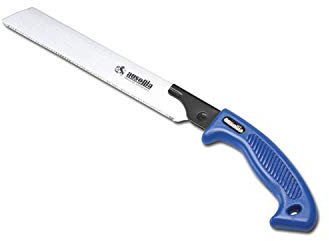 AUSONIA - 34710 SCIE TURBO A ARCHET UNIVERSELLE DE 24 CM AVEC LAME DENTÉE INTERCHANGEABLE EN ACIER TREMPÉ ET MANCHE EN PLASTIQUE