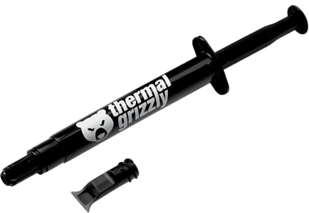 Thermal Grizzly - Hydronaut - 3.9 Gram/1.5 ml - Conductive High Performance Thermal Paste - Ideal for Air and Water Cooling CPU/GPU/PS4/PS5/Xbox - for Large Cooling Surfaces