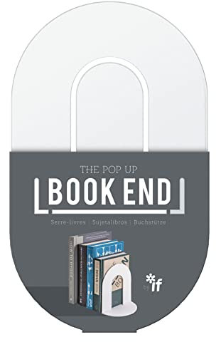 IF The Pop-Up Book End, Single Bookend, Contemporary Colours - White