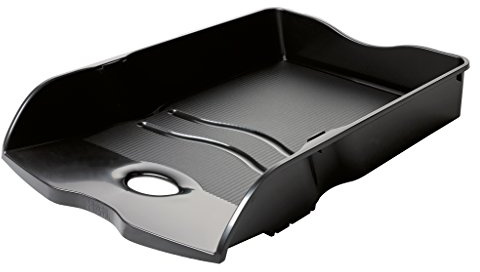 HAN Briefablage LOOP - 6 STÜCK, variabel stapelbare Briefablage. Der absolute Blickfang für jeden Schreibtisch. Für Formate bis DIN A4/C4, schwarz, 10290-13