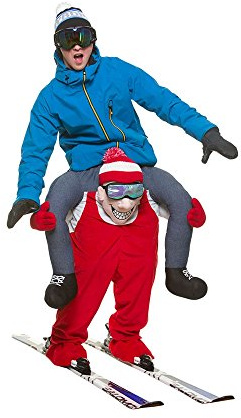 Carry Me SKIIER for Funny Fancy dress Costume