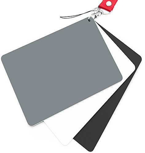 Anwenk Grey White Balance Card, 18% Exposure Photography Custom Calibration Camera Checker Video, DSLR and Film,5.3x 7.28 (Large Size)