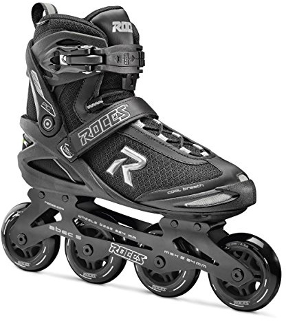 Roces PIC Pattini Inline Uomo, Uomo, Nero Argento, 42