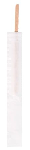 García de Pou 1000 Unidades - 191.83 Agitadores de Café Enfundados Individualmente, 0.5 x 11.4 Cm, Natural, Madera