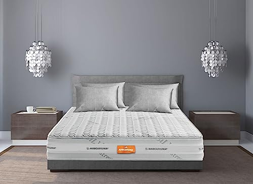 Marcapiuma Materasso Matrimoniale Memory 160x200 h 25 cm SUNSHINE H2 Medio Dispositivo Medico Ortopedico Ergonomico 11 zone con Rivestimento SILVER Sfoderabile Antiacaro Traspirante 100% Made in Italy