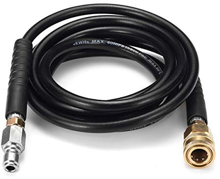 TuToy 24/15/12/10/8/5/3M High Pressure Washer Cleaning Hose Water Pipe W/ 3/8 Quick Connect Fittings - 8M