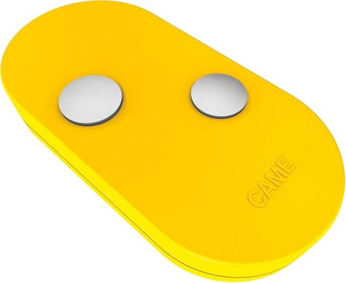 CAME TOPD2RYS - 806TS-0113 - 2-Kanal-Handsender mit Rolling-Code und Doppelfrequenz, gelb, 4.294.967.896 Kombinationen