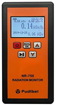 Nuklearstrahlungsdetektor, fortschrittlicher Strahlungsdetektor X, Y und harte Betastrahlen erkennt, tragbarer Nuklearstrahlungsdetektor, LCD-Display,Haushalt,radioaktiver Tester,Geigerzähler(NR-750)