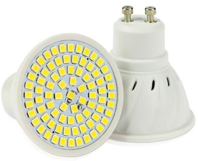 Fengyan Bulbi Domestici 10pcs / lot. AC220V LED. Lampada E27 E14 GU10 MR16 Bulbi PORTATO Spotlight della lampadina 48 60 8 0LE. Spotlight DS 2835 Spotlight ( Colore : Cold White GU10 , Dimensione : 60