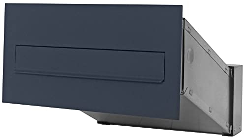 Cassetta da Incasso Passante 6PN Profondità 260-410mm Cassetta Postale da Esterno con mascherina 2 Chiavi Incluse Posta da Esterno Buca Lettere