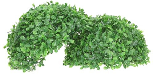 Zerodeko Buchsbaum Künstlich 50cm Grün Gartendekokugel aus Kunststoff Realistisch für Innen und Außendeko Party und Hotel