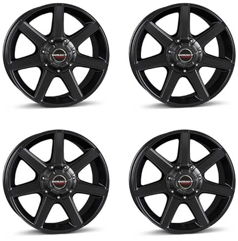 4x Borbet Felgen CWE 7.0x16 ET40 5x118 black matt kompatibel mit Renault Trafic