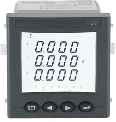 ISIRYK Compteur d'énergie Compteur Multifonction numérique/Compteur de Panneau numérique/Compteur de Puissance triphasé 485/compteur électrique Intelligent AMC72L-E4