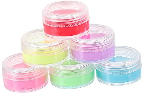 HONMEET 6pcs Fluorescent Gel Eyeliner Fashion Eye Liners Portable Eyeliner for Party Nightclub