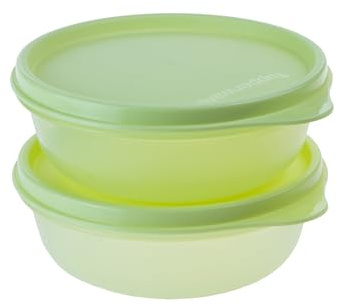 Tupperware kleine Hitparade Behälter Schüssel Set 2x 300 ml limette (inkl. 1x Klebe-Spruchtier)