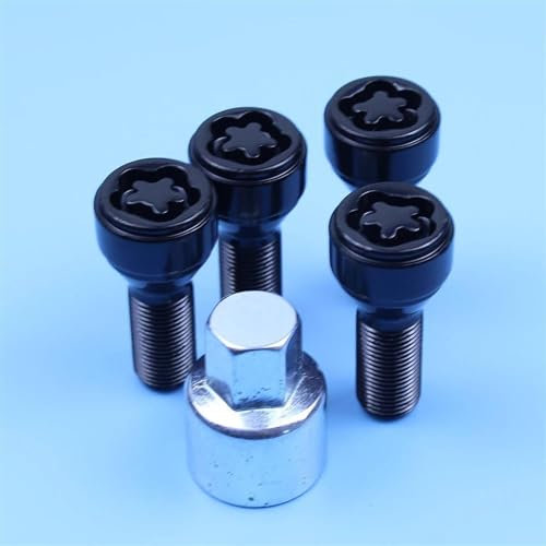 GYTTAK Reifenschraube Radmutter Kompatibel Mit 5 6 7 Serie X3 X5 X6 F20 F30 F10 G30 4 Stück M14x1,25 Reifenschrauben, Radschrauben, Muttern, Stehbolzen 36136792851