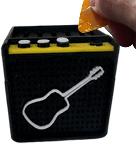 Supporto per custodia per plettri per chitarra, espositore per plettri per chitarra - Porta plettri per chitarra Cornice per display in resina Conservazione per plettri per chitarra | Custodia decorat