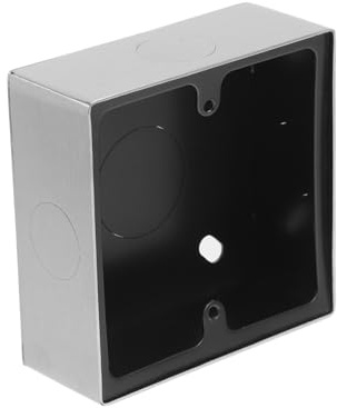 IMIKEYA Stainless Steel Type Electrical Box Flush Mount Junction Connector for for Use Easy Installation Modern Aesthetic