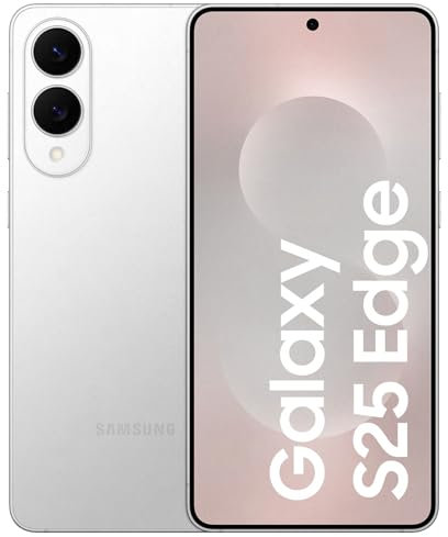 Samsung Galaxy S25 Edge 5G Móvil Ultrafino con Galaxy AI 6.7 12GB 512GB Titanio Plata