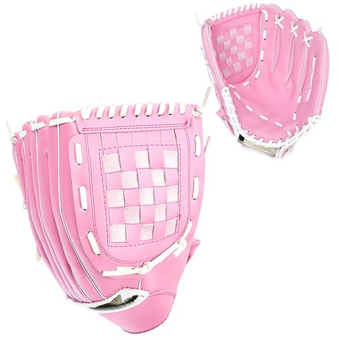 Sanfoelek 9.5in Outdoor Sports Baseball Glove Practice Equipment Thicken Infielder Pitcher Baseball Mitt for Adults and Youth and Kids