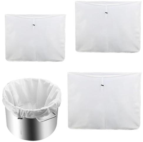 3 PCS Muslin Bags for Cooking, Durable Juicer Bags, Practical Muslin for Jam Making, Fine Mesh Strainer Bag Suitable for Brewing Apples Grains Fruits Grapes