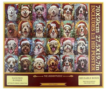 2025 Puzzle Advent Calendars, Christmas Jigsaw Puzzles Countdown Calendar, Holiday Toy Home Decor, For Men Kids Party Family Gathering Entertainment Celebration Home Office