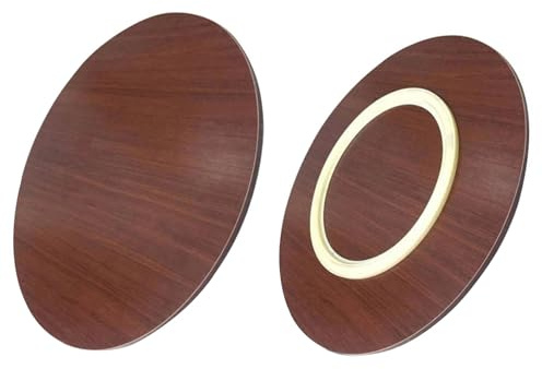 Bandeja giratoria de madera Lazy Susan de 360° – Plato giratorio suave de Ø50 cm con rodamientos silenciosos, perfecta para mesa de comedor, cocina, fiestas y entretenimiento