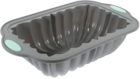 Artibetter Stampo Tortiera Apribile in Silicone Flessibile e Antiaderente Formato Rettangolare per Pane e Dolci per e Pasticceria