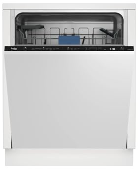 Beko Integrated Standard Dishwasher - Black with Fixed Door Hinge Kit - B Rated