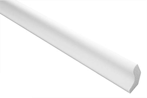 Marbet Deckenleisten aus Styropor XPS - Hochwertige Stuckleisten leicht & robust im modernen Design - (40 Meter Sparpaket E-03-22x25mm) Winkelleiste