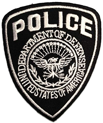 Catch the Patch Police Polizei Aufnäher zum Aufbügeln Polizei 7 x 9 cm Bügelbild für Erwachsene mit Cop Sheriff Statement Vintage, Karneval Fasching Cosplay Halloween Mitbringsel