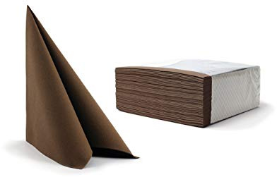Alvotex Airlaid Servietten 40x40cm 50/1 - BROWN (671)