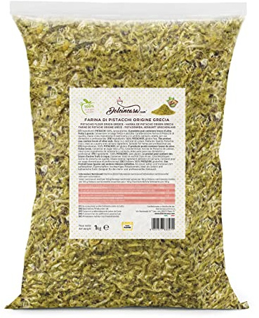 Dolcincasa.com Harina de Pistacho Pistacho triturado en polvo para uso doméstico o profesional Sin Gluten