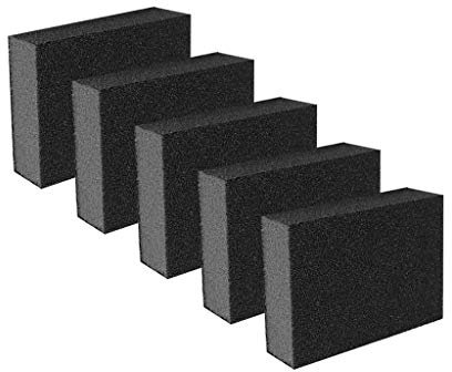 5 Pezzi di Spugna per La Pulizia delle Pentole, Spugnette Abrasive, Spugna al Carburo di, Spugnette Abrasive Domestiche