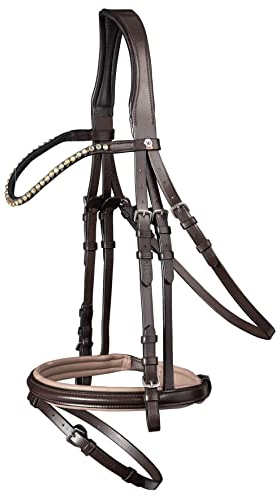 WALDHAUSEN X-Line Trensenzaum TAUPE, braun, Warmblut