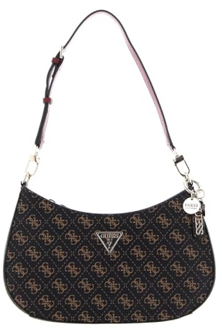 GUESS HWQL7879180 NOELLE TOP ZIP SHOULDER BAG Women braun Size One Size
